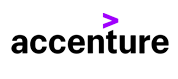 Accenture logo - A global professional services company specializing in consulting, technology, and operations.