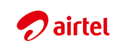 Airtel logo - A leading telecom company in India providing mobile, internet, and digital services.